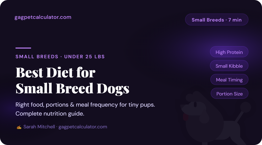 Best Diet for Small Breed Dogs: Nutrition Guide for Tiny Pups