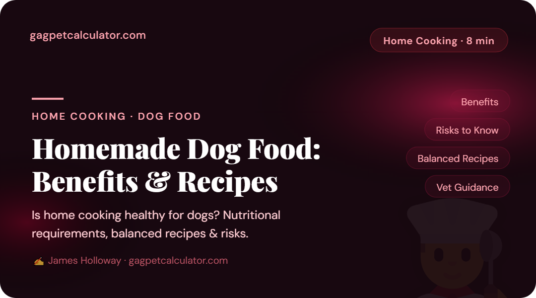 Homemade Dog Food: Benefits, Risks, and Balanced Recipes Guide