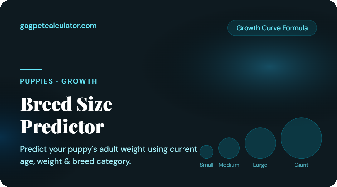 How Big Will My Puppy Get? A Science-Based Size Prediction calculator